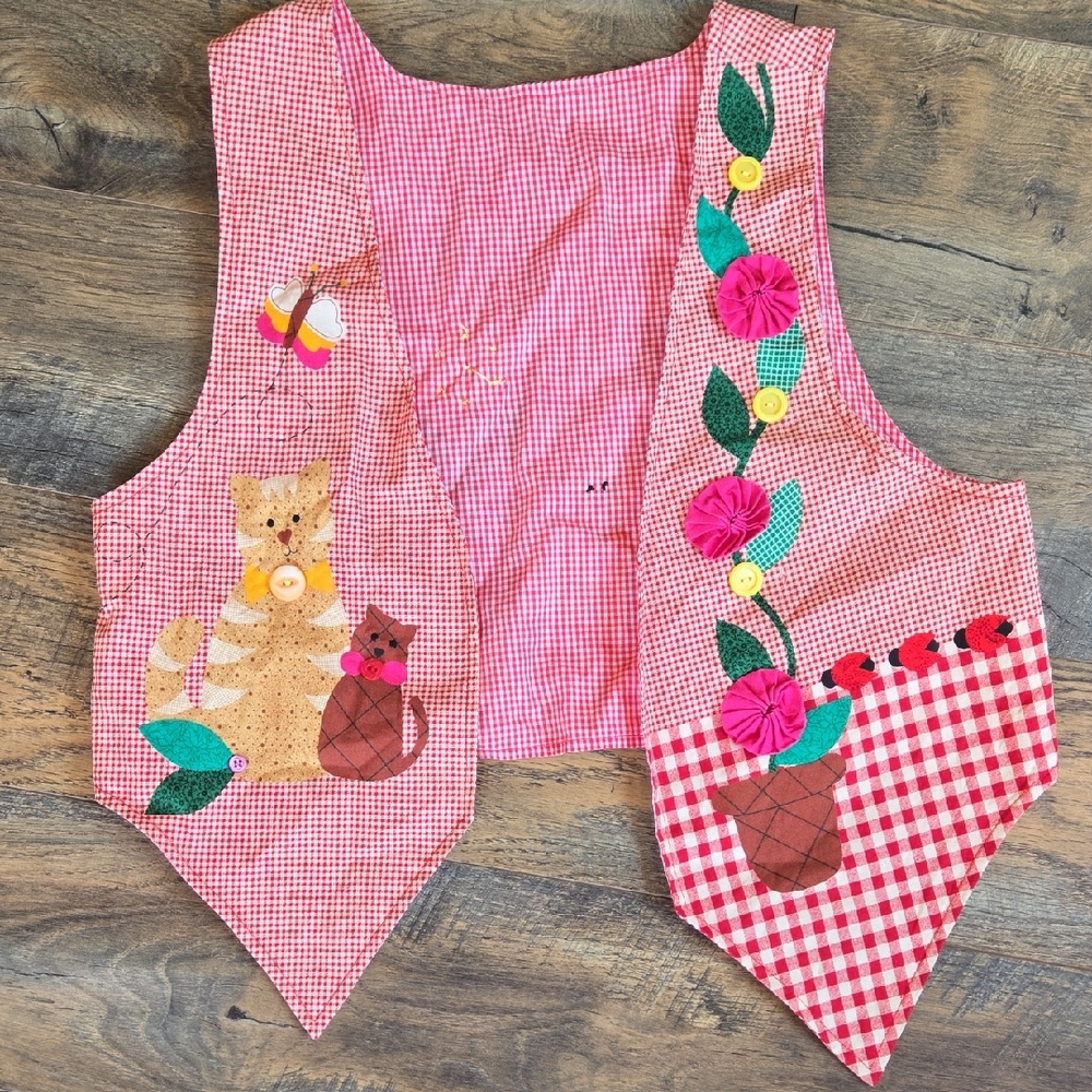 Vintage Handmade Womens Vest